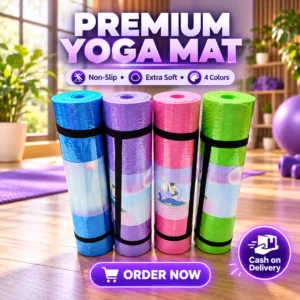 8mm Yoga Mat premium EVA non-slip in 4 colors