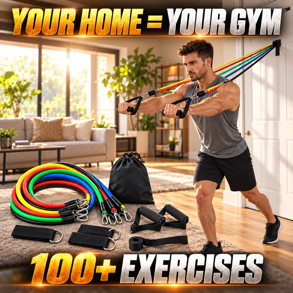 11pcs resistance band set price in Bangladesh - Xarrar